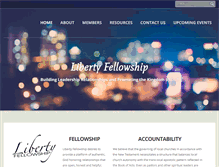 Tablet Screenshot of libertyfellowship.org